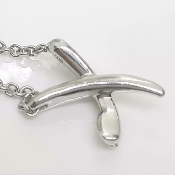 ❌❌❌SOLD❌❌❌ .22 CTW GENUINE DIAMOND HUGS (X) NECKLA - Picture 4 of 10